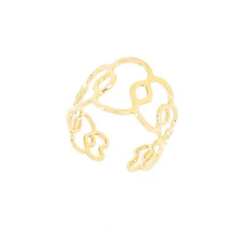Bague Fine Ondulations Or...