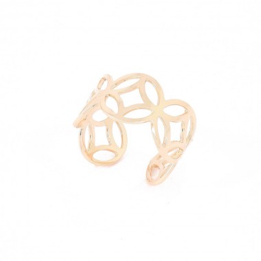 Bague Fine Azulejo Or Rose