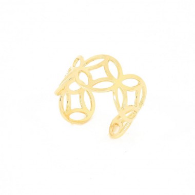 Bague Fine Azulejo Or Jaune