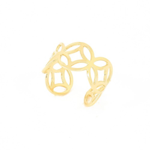 Bague Fine Azulejo Or Jaune