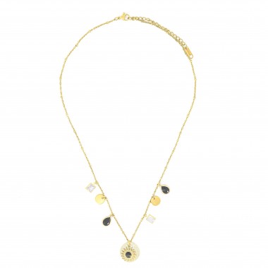 Collier Juliette Noir Doré