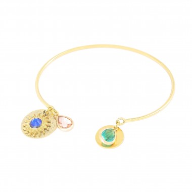 Bracelet Juliette Bleu Doré