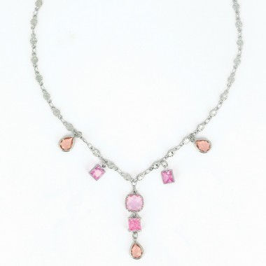 Collier Piano-Forte Rose...