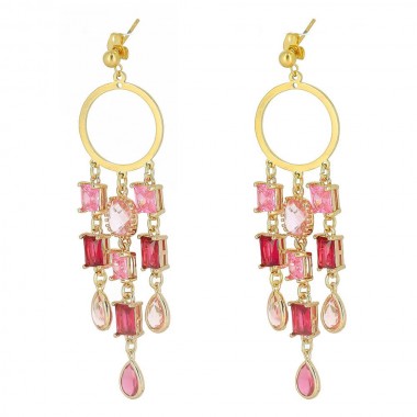 Boucles Piano-Forte Rose Doré