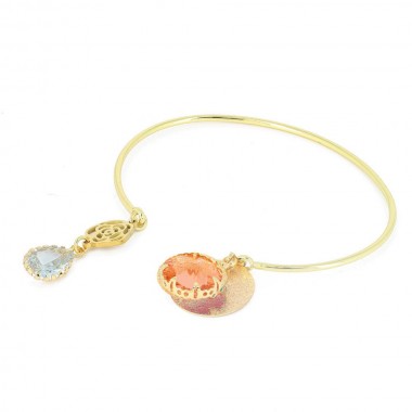 Bracelet Fleur de Vie Rose...