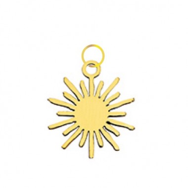 Charms soleil doré