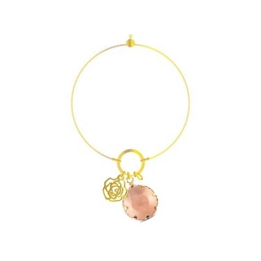 Bracelet pour charms doré