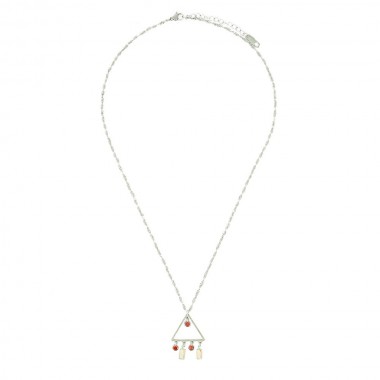 Collier Brillantes Rouge...