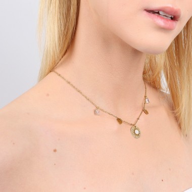 Collier Soleil Levant Doré