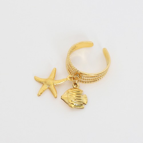 Bague Bali Doré